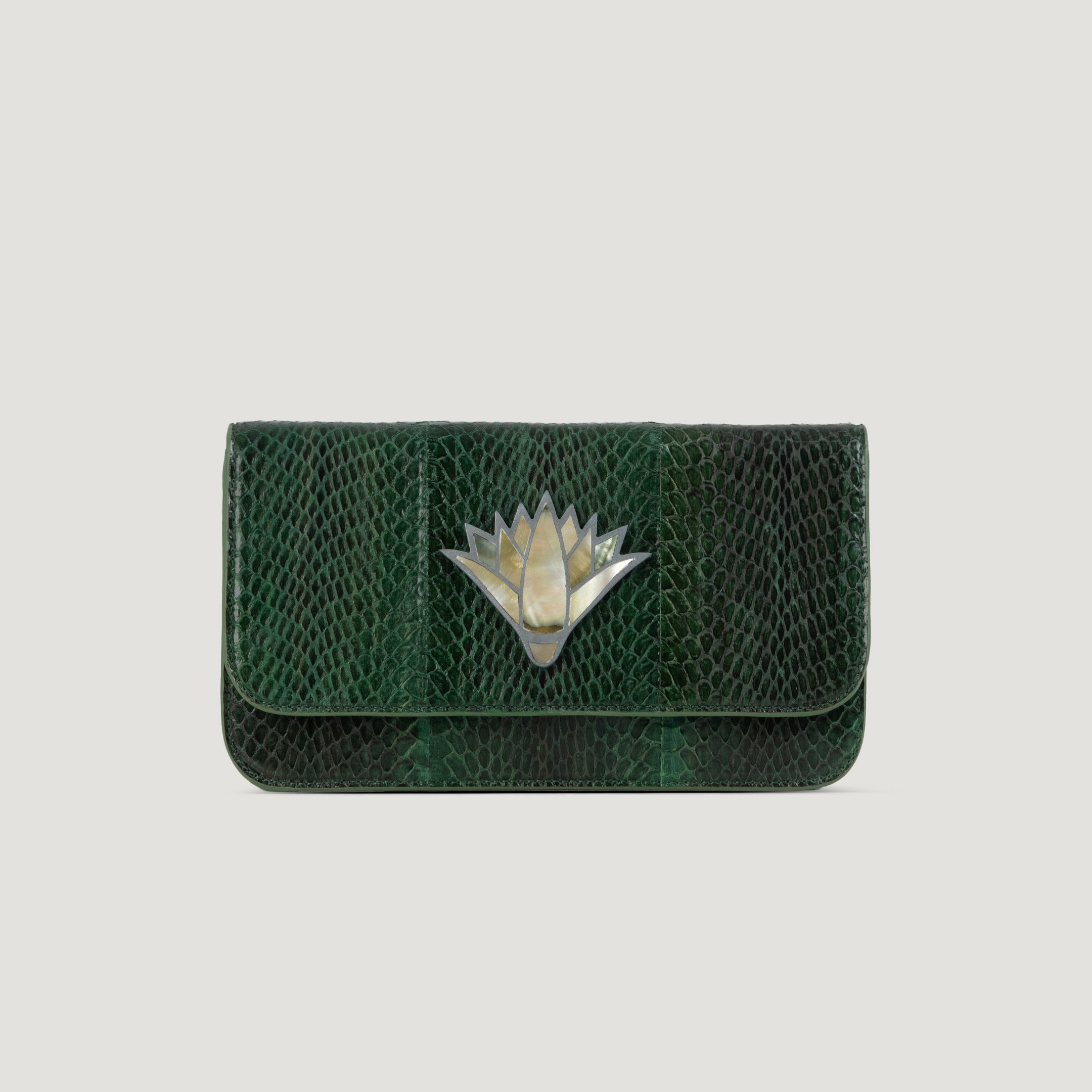 Signature Lotus in Snakeskin
