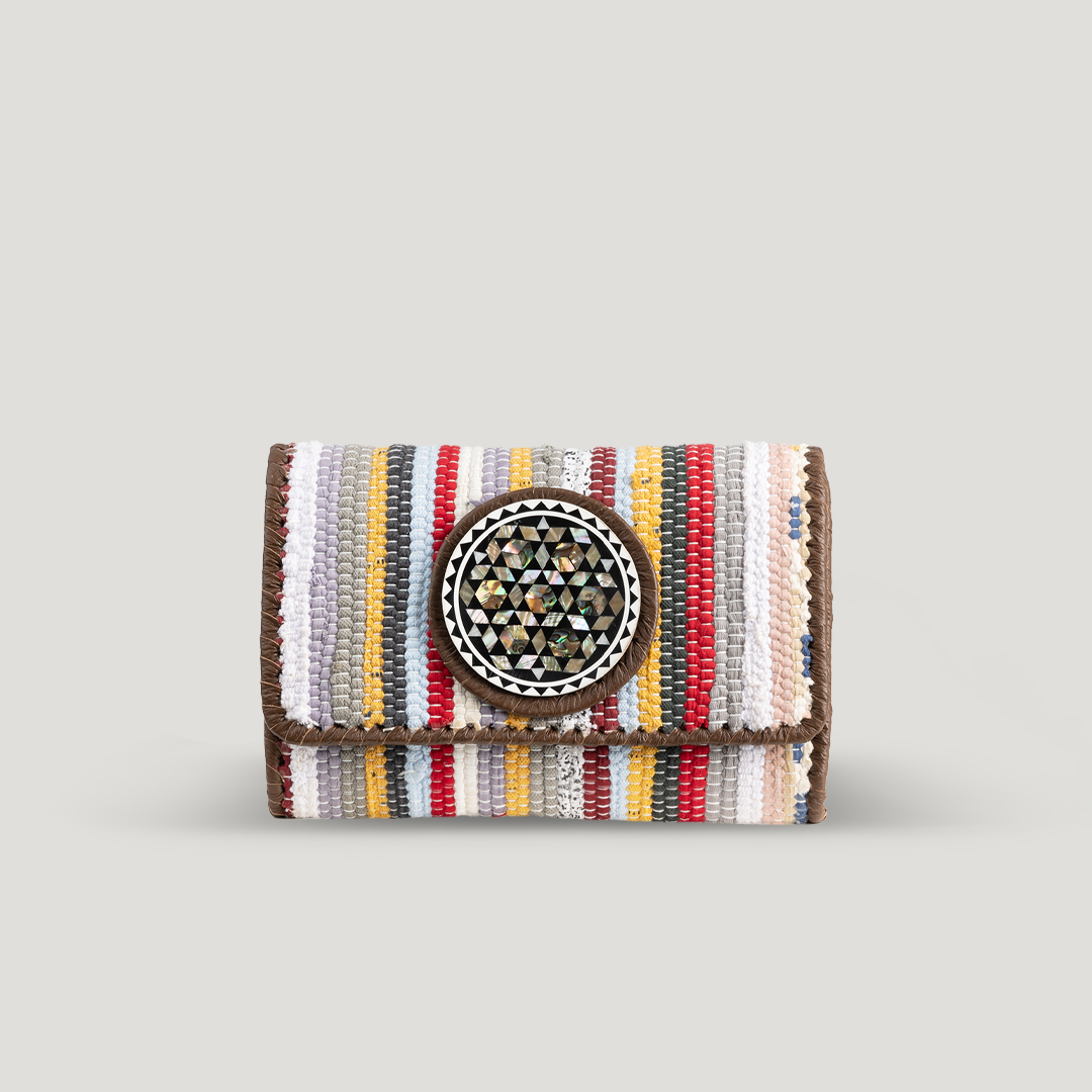 clutch purse bag brown-nubia hand bags Nuniz