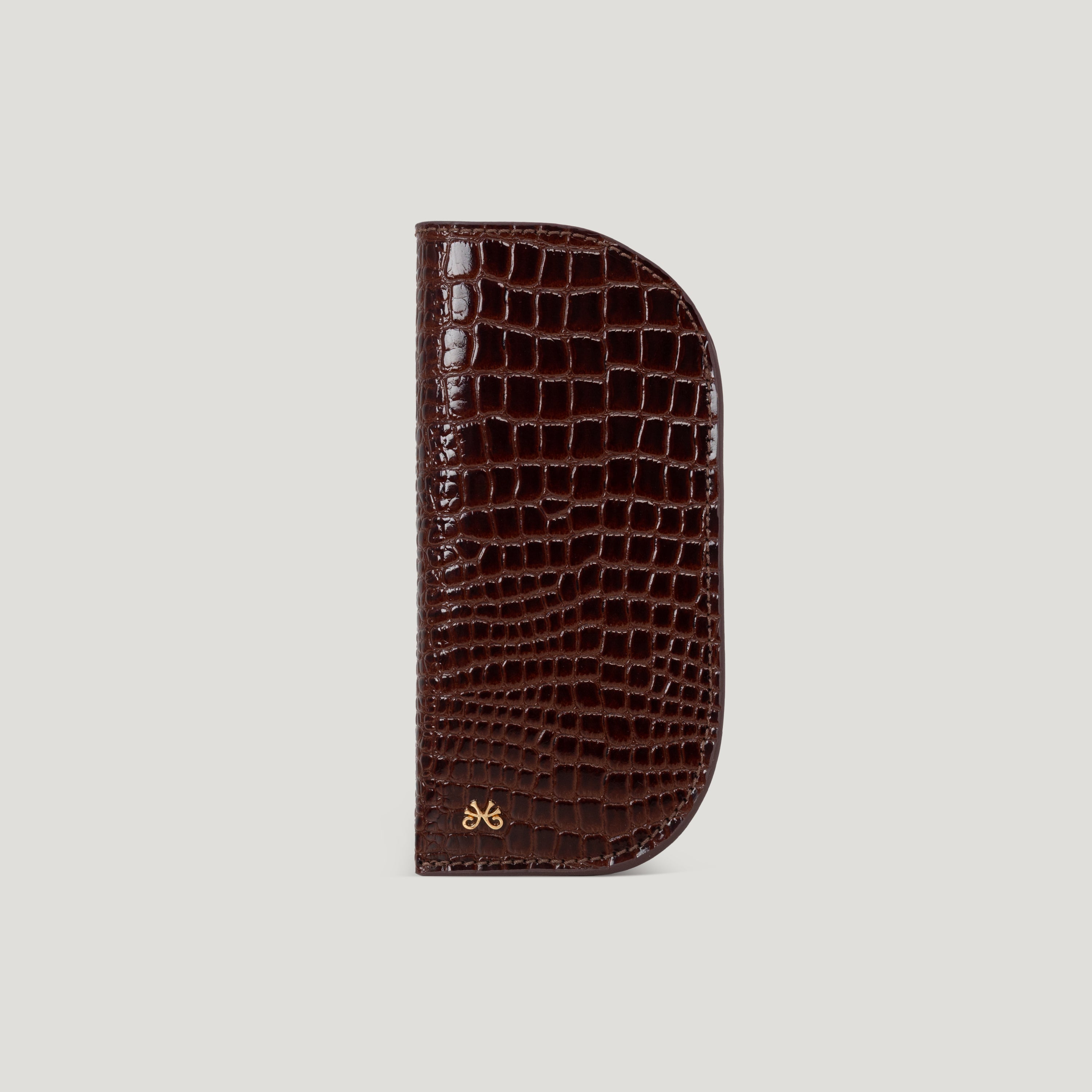 Glasses Case in Crocodile