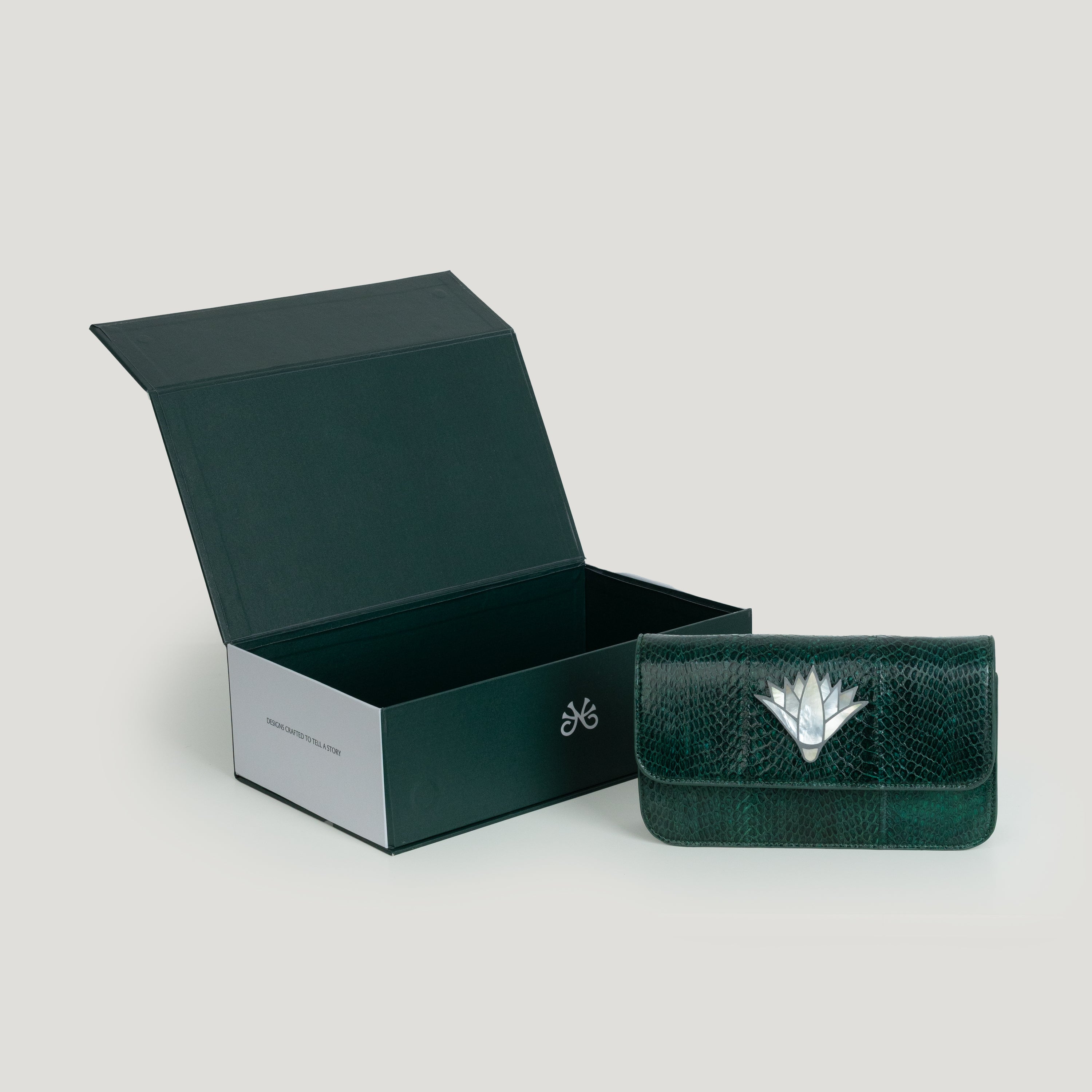 Signature Lotus in Snakeskin