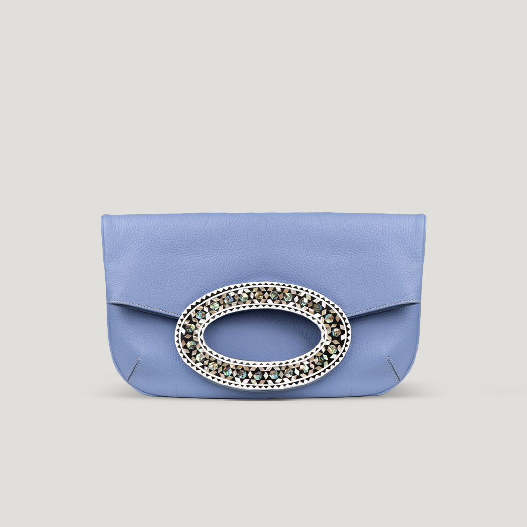 purse bag sadafin peri-winkle colour