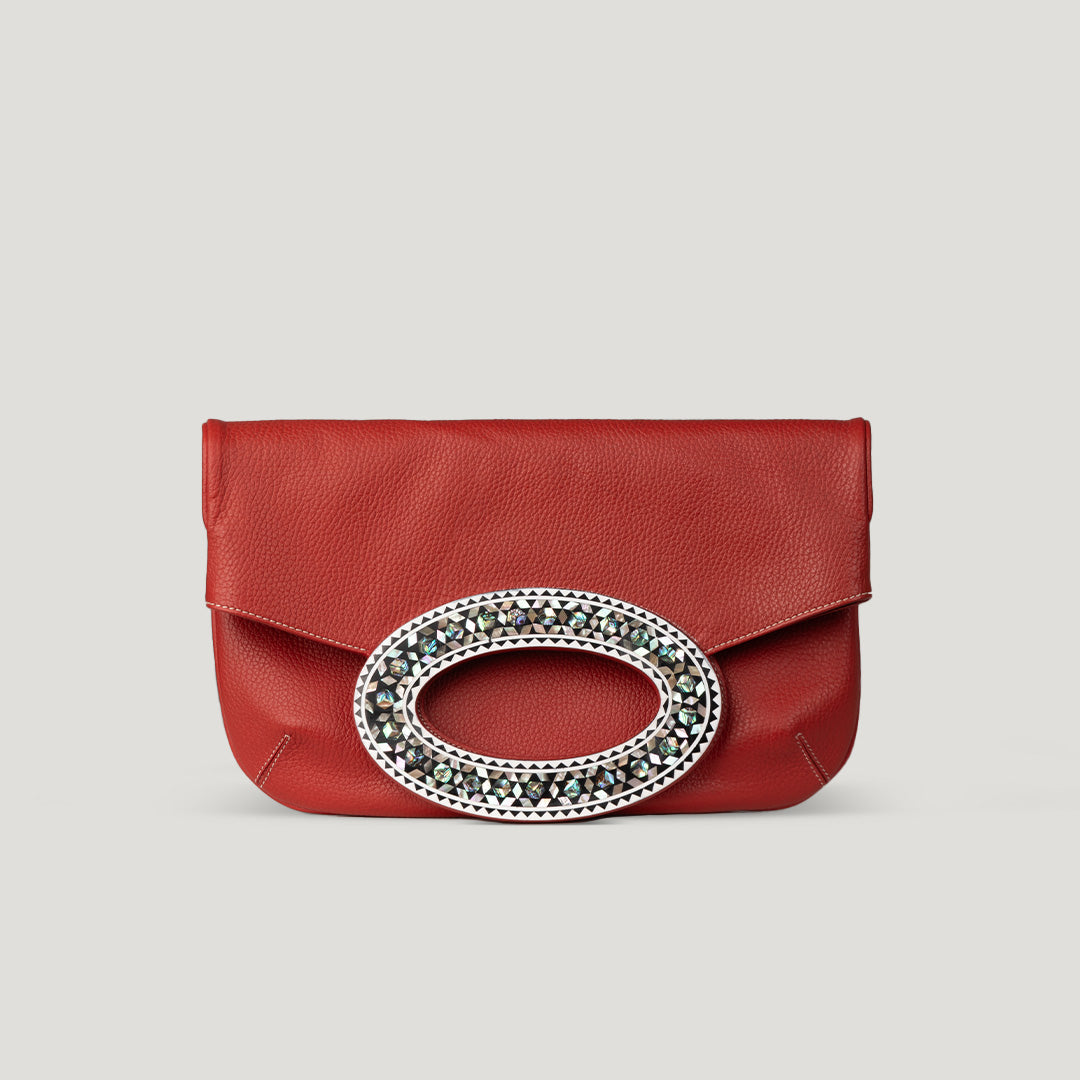 purse bag sadafin red Nuniz online-shop
