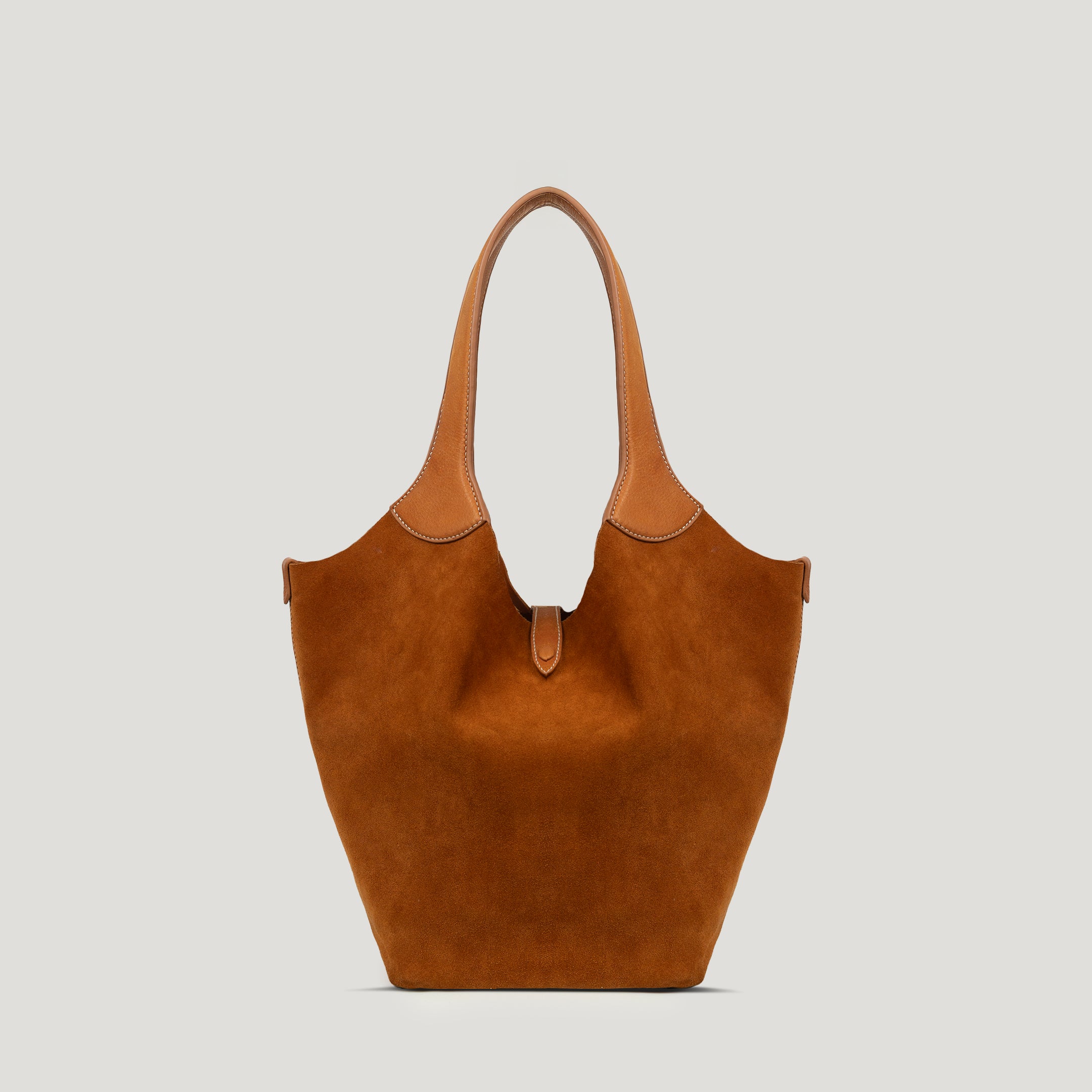 Leena Tote Bag in Suede