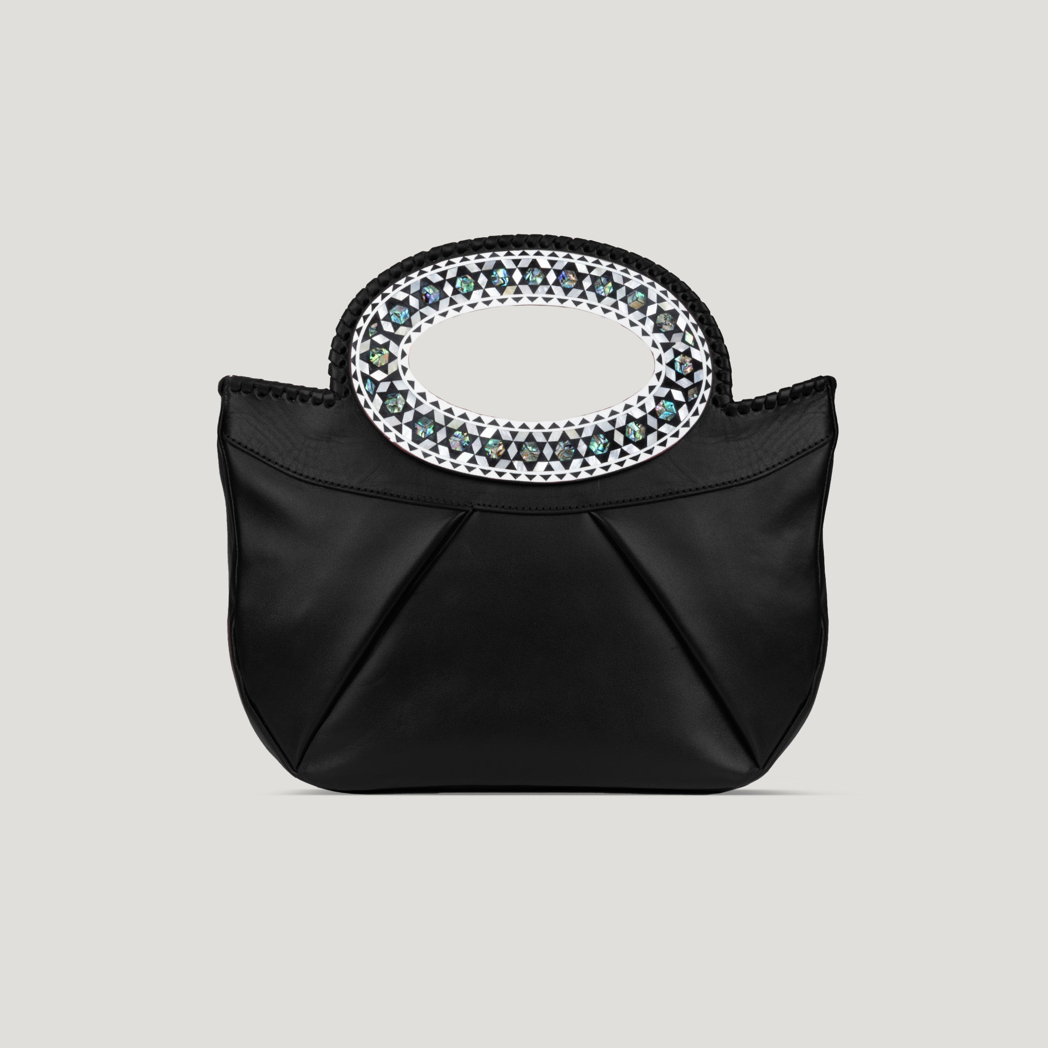 Black Leather Handbag