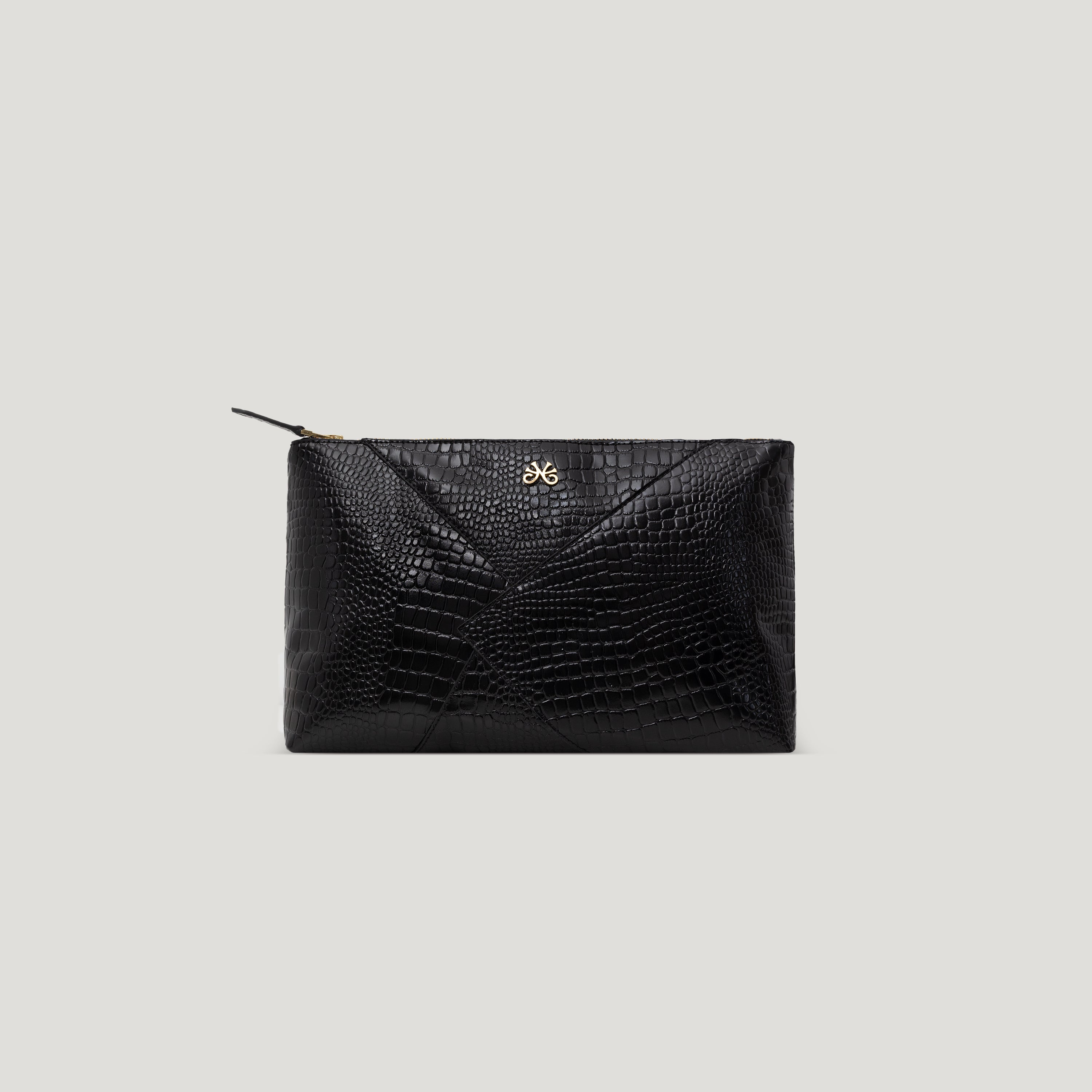 Nuniz Pouch in Crocodile