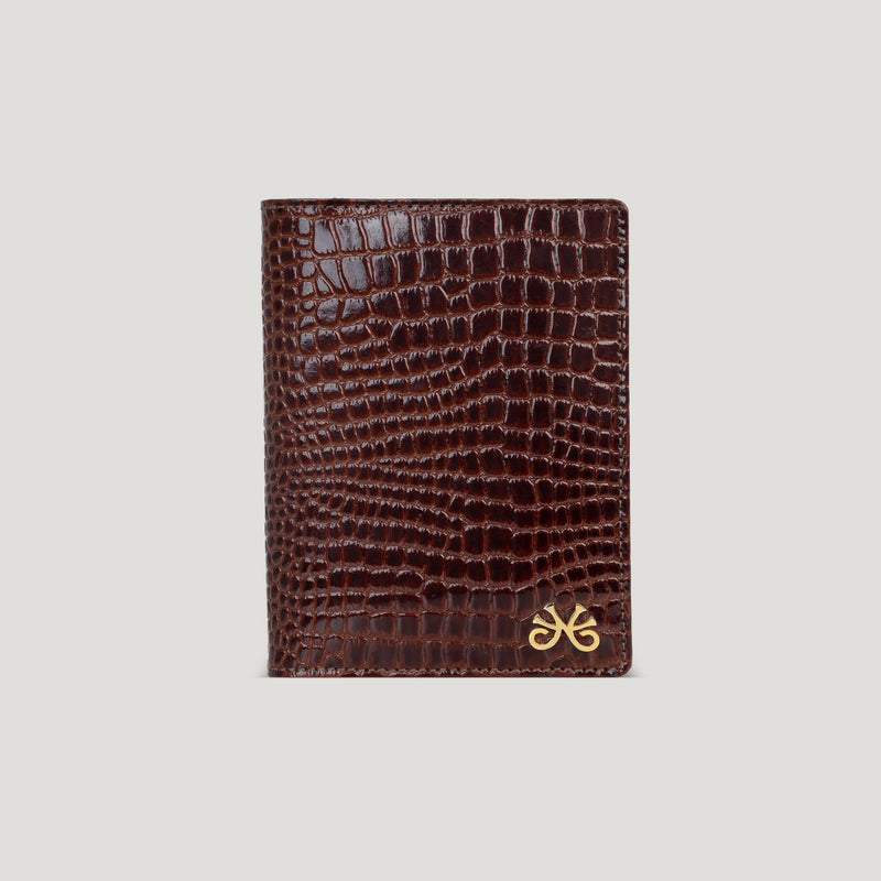 Passport Cover in Corocdile
