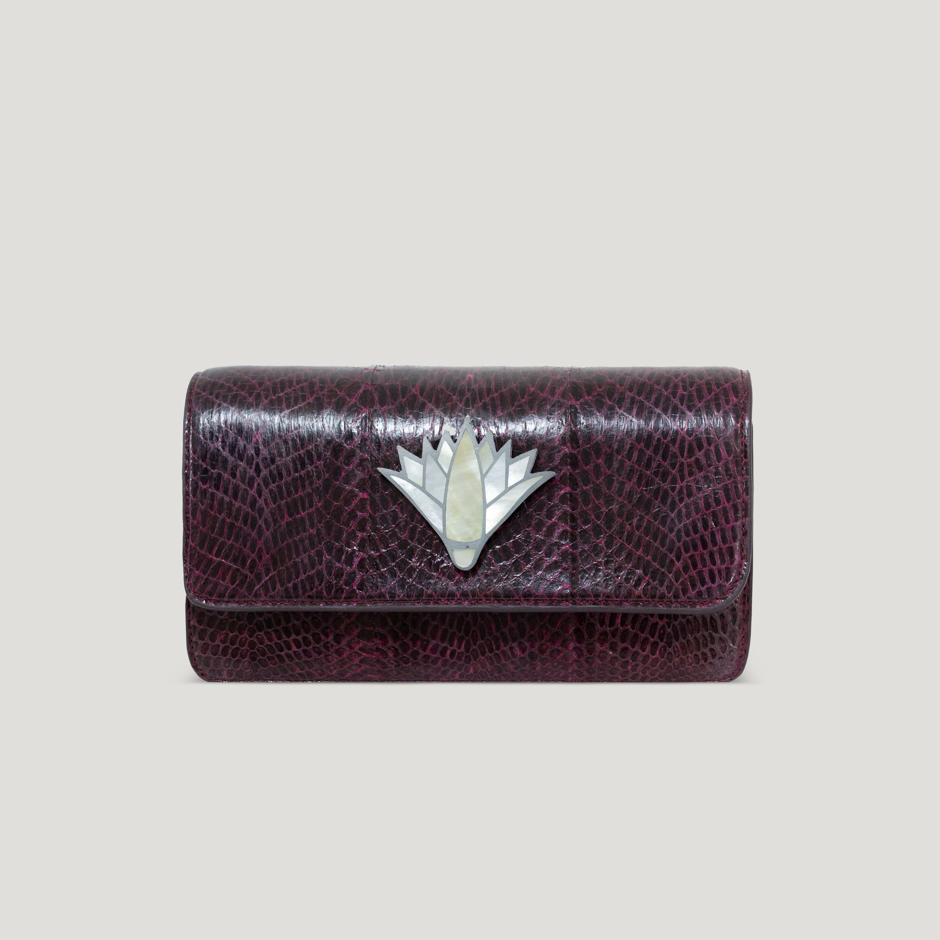 Signature Lotus in Snakeskin