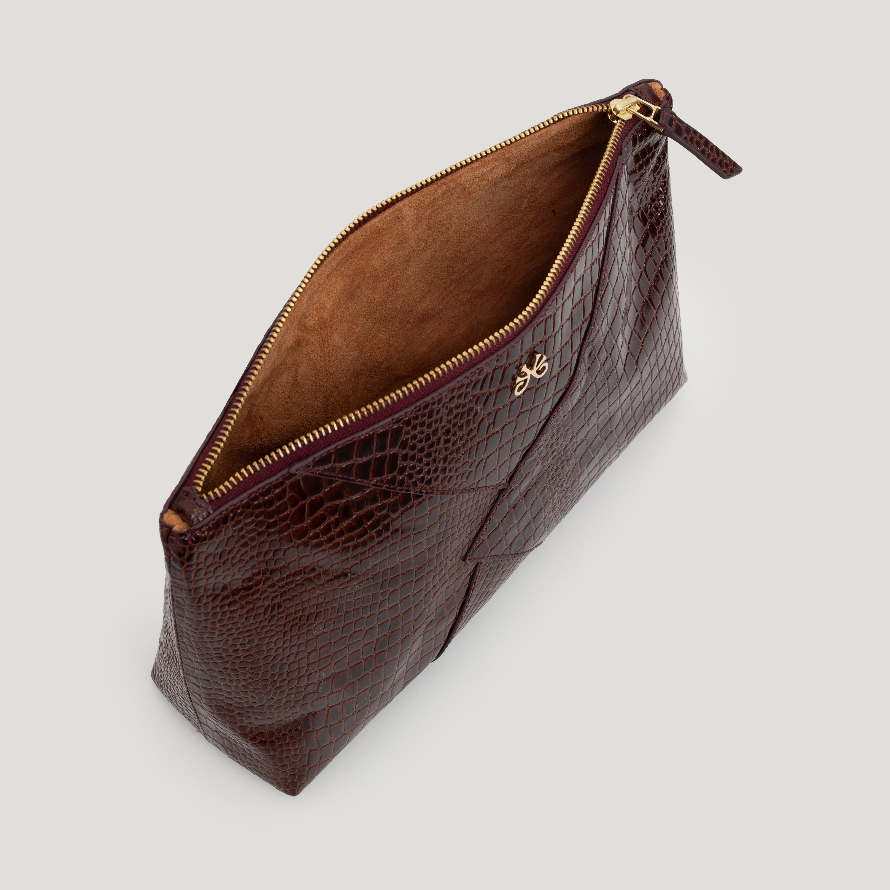 Nuniz Pouch in Crocodile