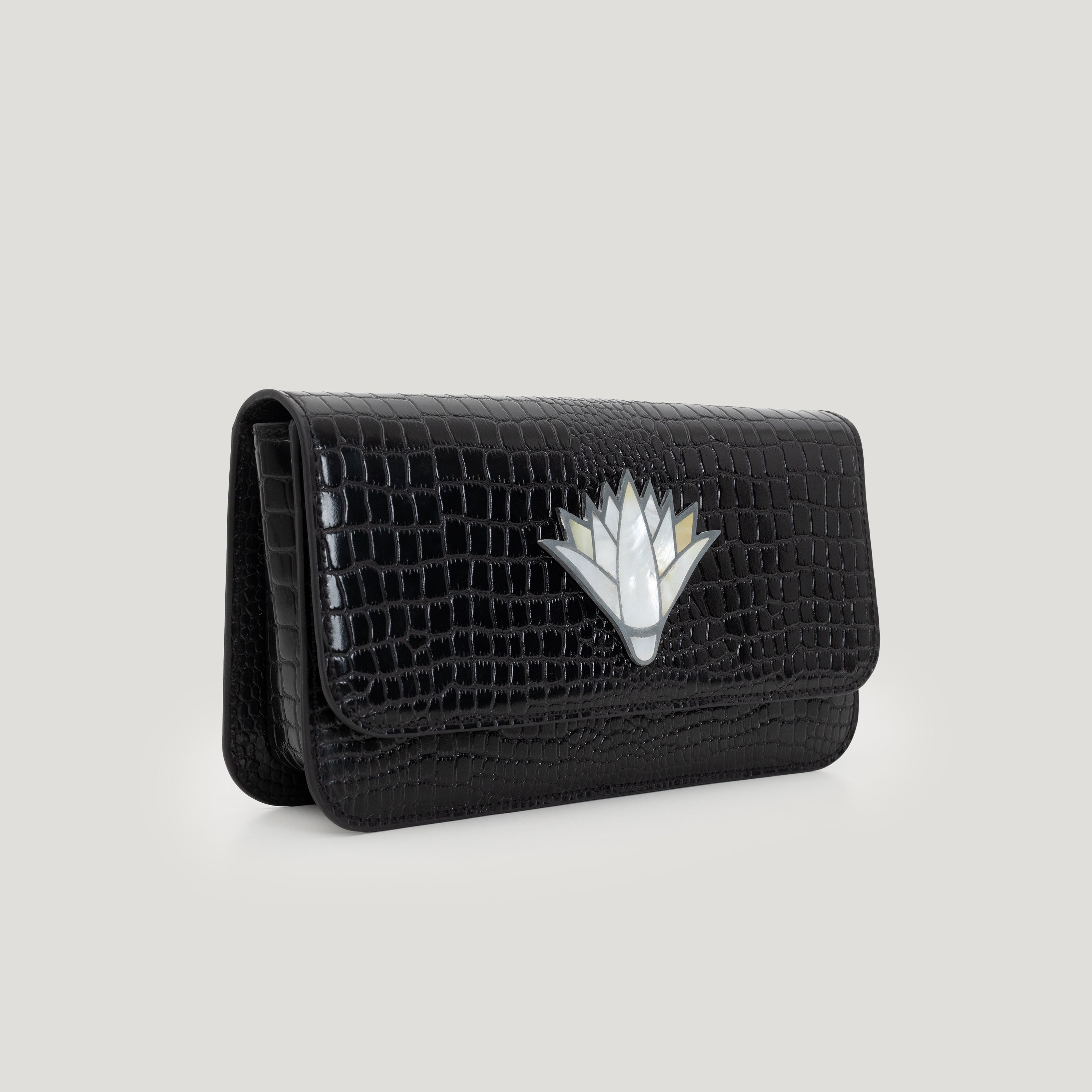 Signature Lotus in crocodile