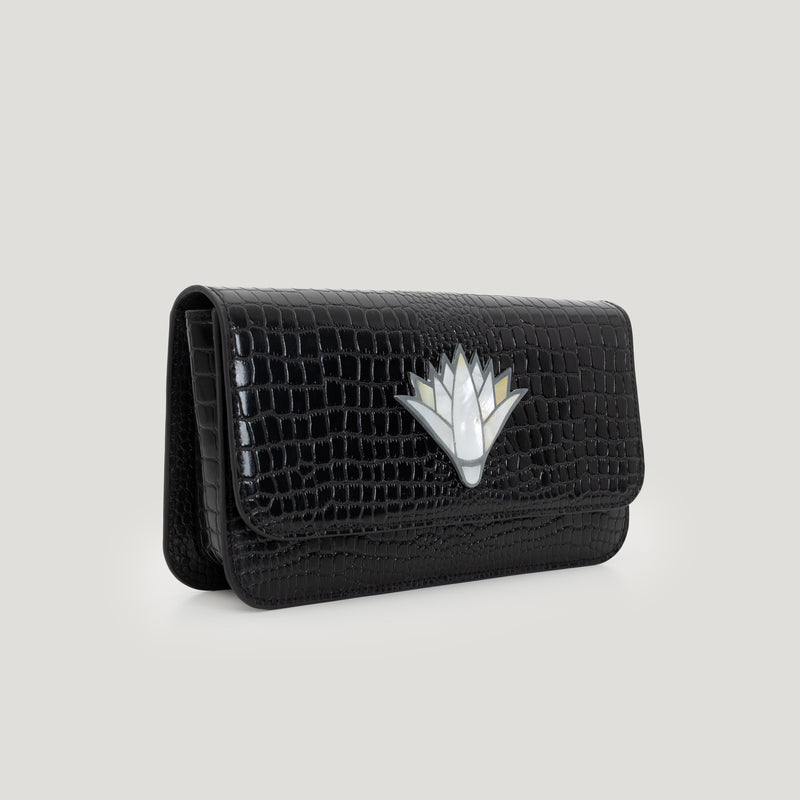 Signature Lotus in crocodile