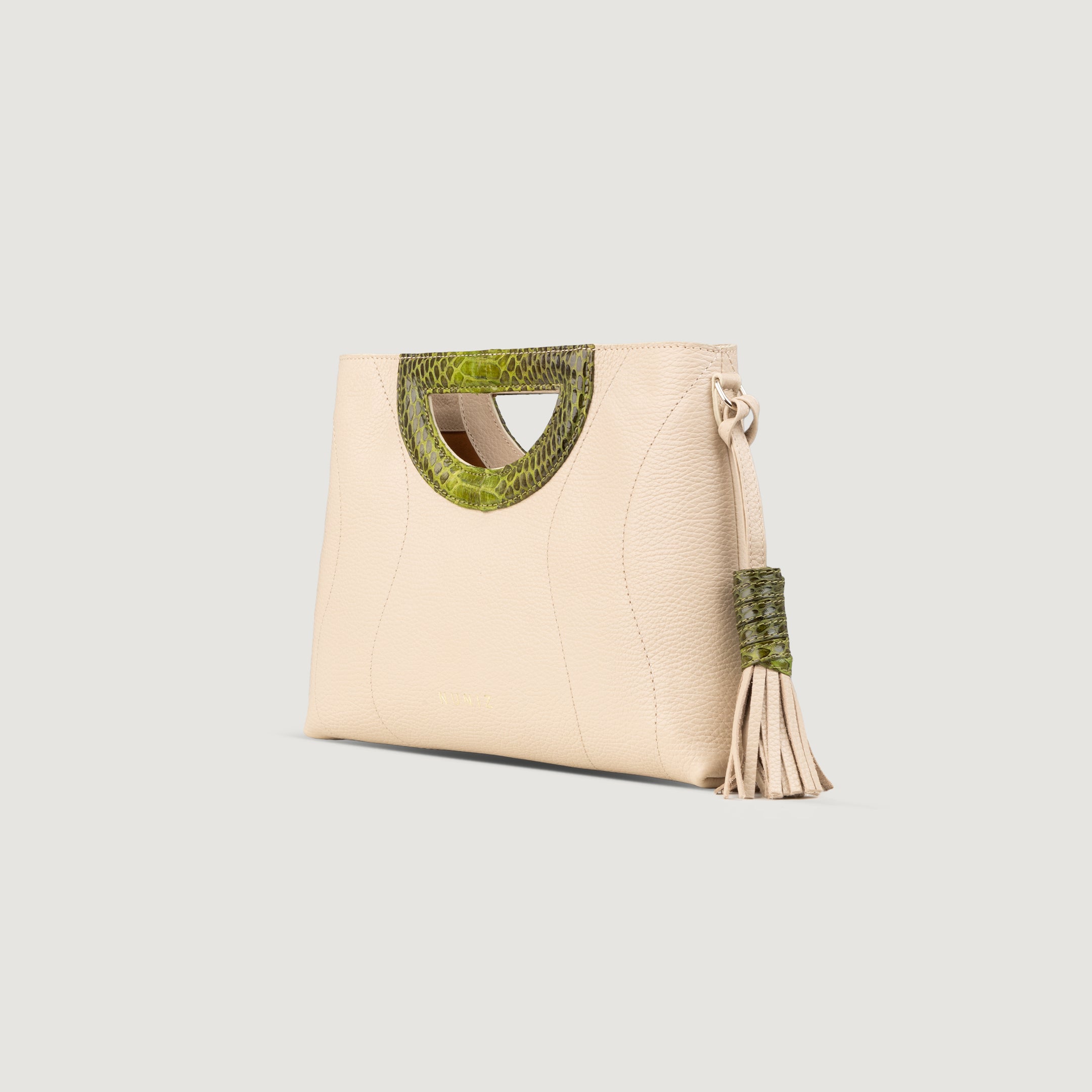 snakeskin women purse off-white nuniz